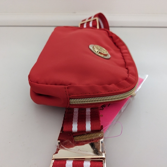 NWT! Lilly Pulitzer Jeanie Belt Bag In Amaryllis Red - Picture 11 of 14